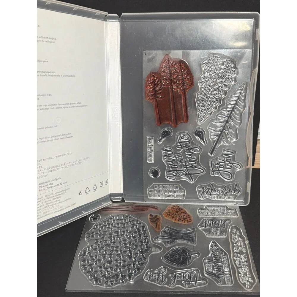 Stampin up Thoughtful Branches 23 Pcs Stamp Set Retired 143539 Photopolymer
